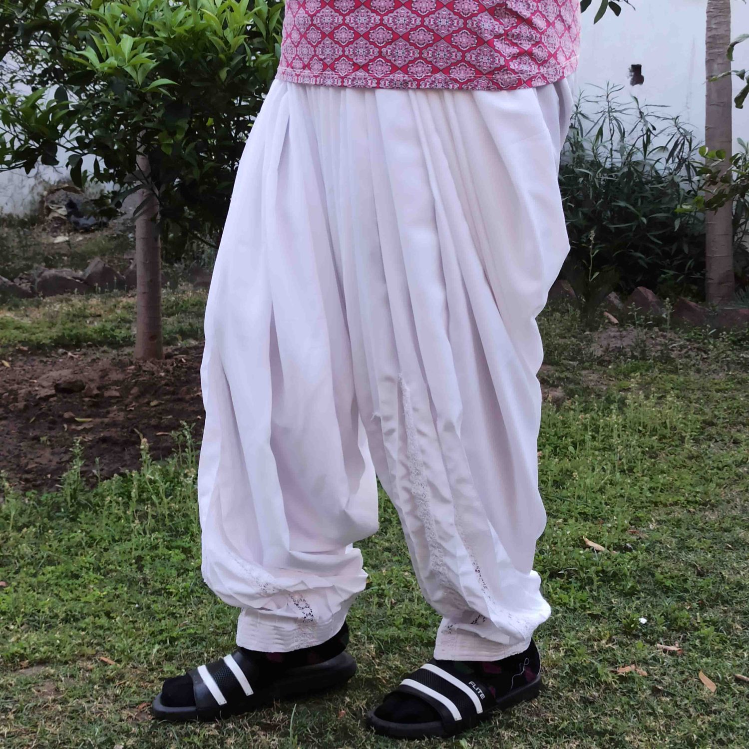 Long Lace Patiala Salwar - direct from Patiala City !! 2 Patiala Salwar - Lace Work - direct from Patiala City !!