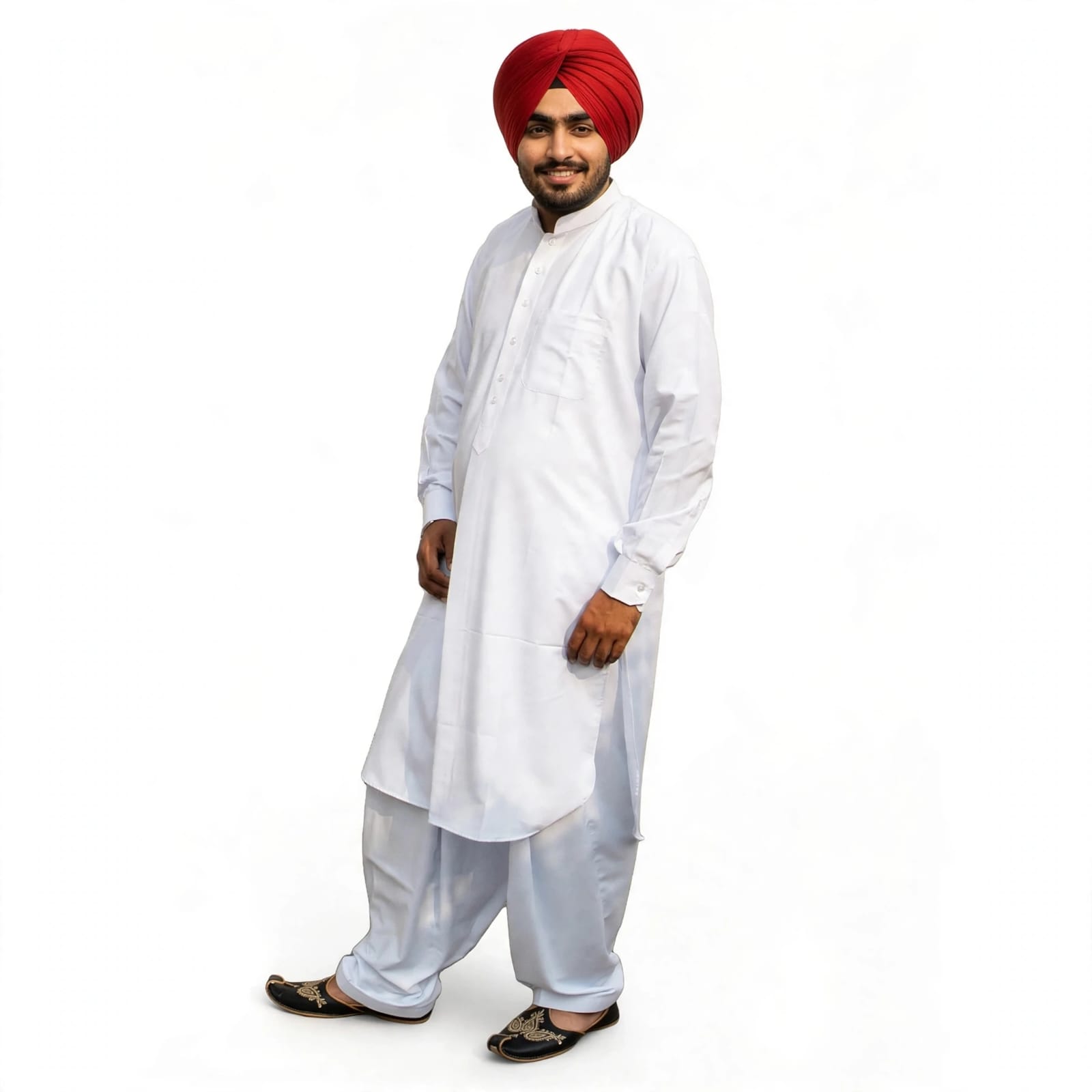 Pathani Suit for men - custom stitched 6 White Pathani Suit for men - custom stitched