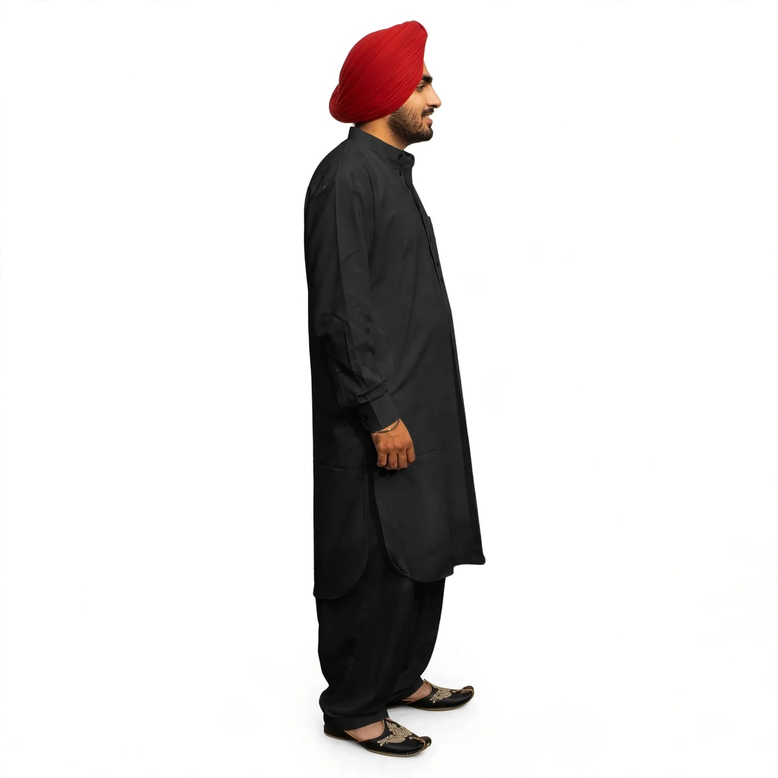 Pathani Suit for men - custom stitched 4 Black Pathani Suit for men - custom stitched