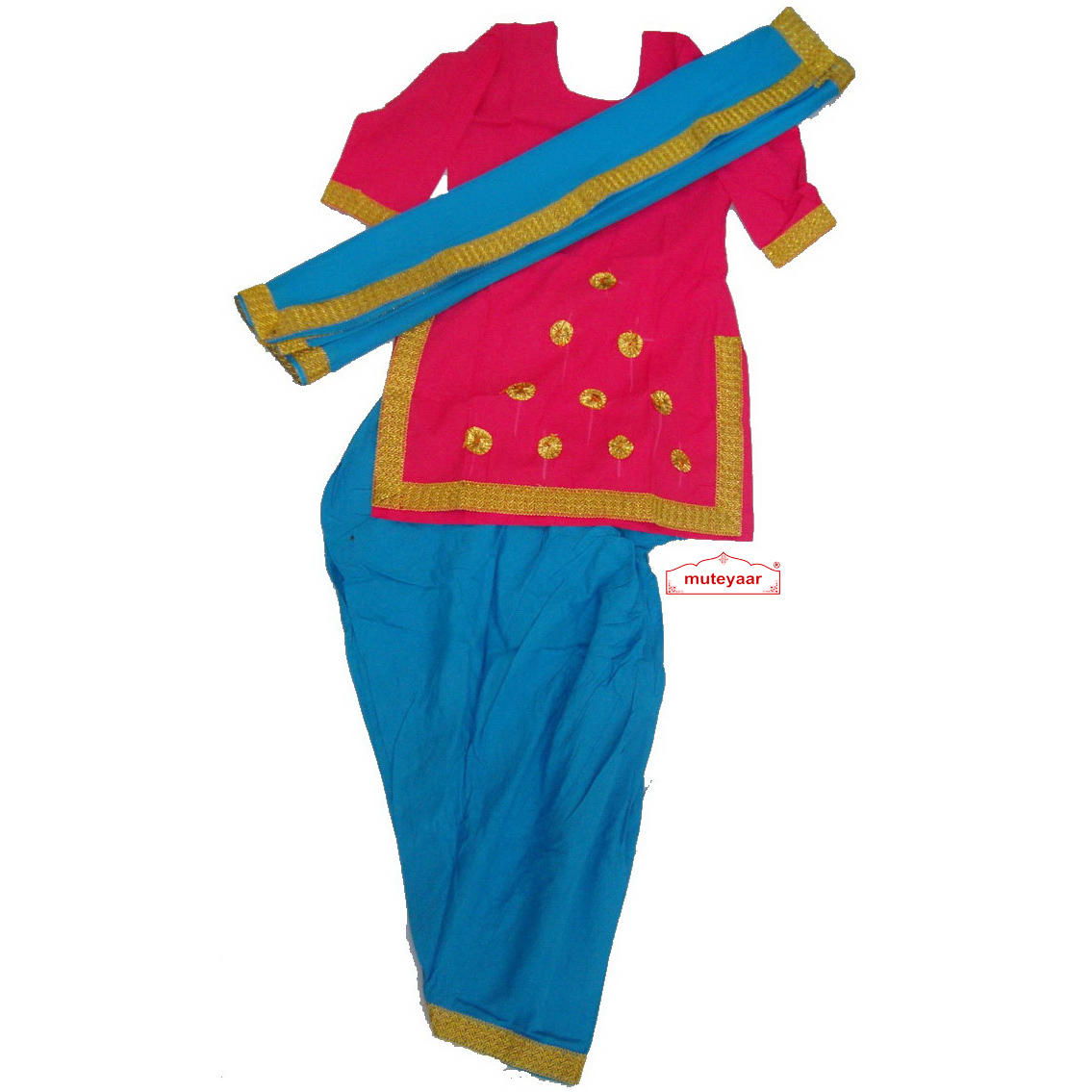 Blue Magenta custom made GIDDHA Costume outfit suit dress 1