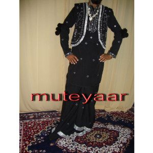 Black Mirrors work Bhangra dress outfit costume