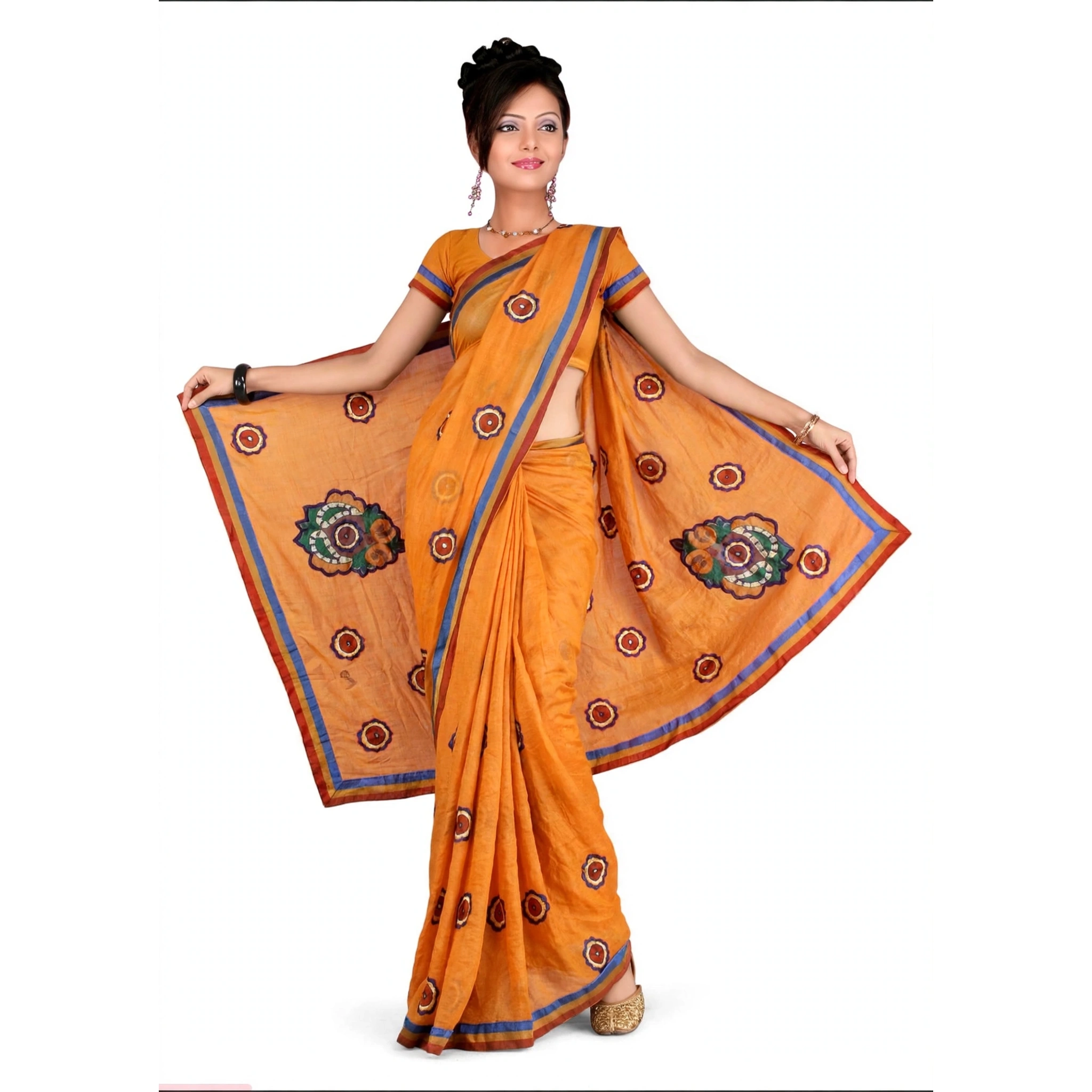 Embroidered Party Wear Georgette Saree DN2002 3 Embroidered Party Wear Georgette Saree DN2002