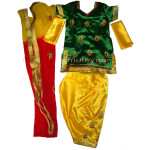 3DG Girl’s embroidered Bhangra Costume outfit dance dress !!