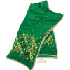 Green Pure Chinon Hand Embroidered Phulkari Dupatta Chunni D0698