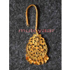 Golden Polished Tikka Maang Teeka jewellery for giddha and bhangra J0111