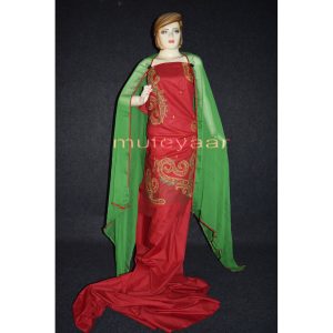 Embroidered Patiala Salwar Suit Pure Chiffon Dupatta RM261