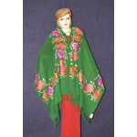 Pure Pashmina Kashmiri multicolor thread embroidered woollen stole C0415