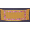 Pure Pashmina Kashmiri multicolor thread embroidered woollen stole C0419