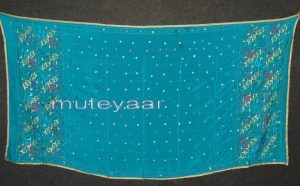 PURE CHINON hand embroidered Fulkari Dupatta Chunni D0708