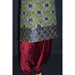 Phulakri Bagh Hand Embroidere​d Multicolor Cotton Dupatta Fabric D0744