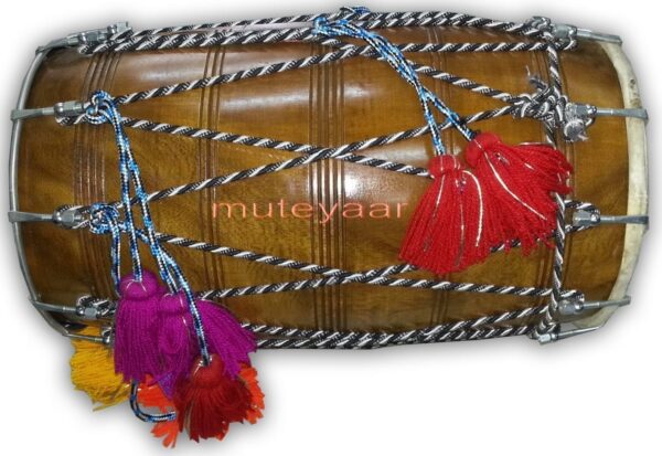 DHOL - Red Tahli / Sheesham hard wood BHANGRA prop with Packing Bag !! DHOL - Red Tahli / Sheesham hard wood BHANGRA prop with Packing Bag !!