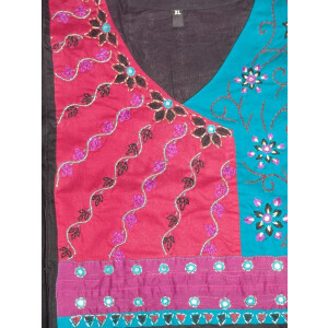 100% PURE COTTON hand embroidered kurta kurti K0304 size XL