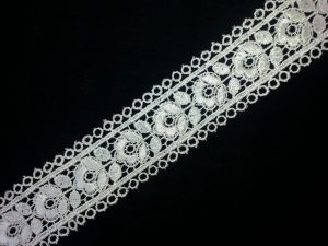 Roses Embroidered Tericot/polyester Lace LC001