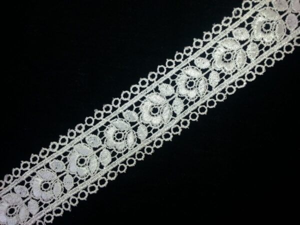 Roses Embroidered Tericot/polyester Lace LC001 (per meter price) Roses Embroidered Tericot/polyester Lace LC001 (per meter price)