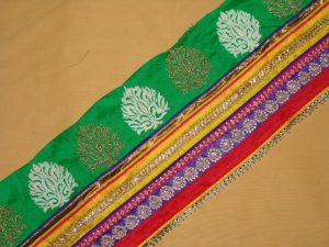 WIDE Embroidered polyester kurti Lace LC015