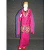 Jaal embroidered COTTON Suit Half Pure CHIFFON chunni M0278