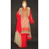Anarkali Pakistani style Georgette Embr. Pajami Suit M0305