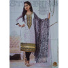 Pakistani style Embroidered Spun Cotswool Pajami Suit Chiffon Dupatta M0311