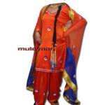 Girl’s embroidered Bhangra Costume outfit dance dress !!