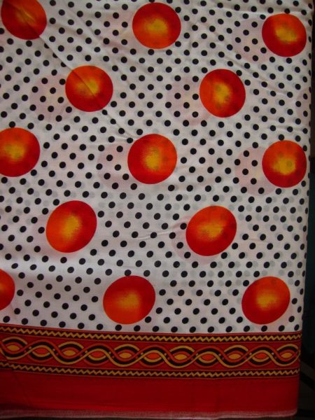 100% PURE COTTON border design fabric PC020 3 100% PURE COTTON border design fabric (per meter price) PC020