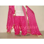 Hot Pink Phulkari Salwar Dupatta PHS01