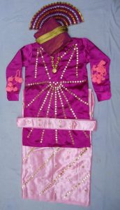 Heavy Mirror Work Bhangra costume without vest