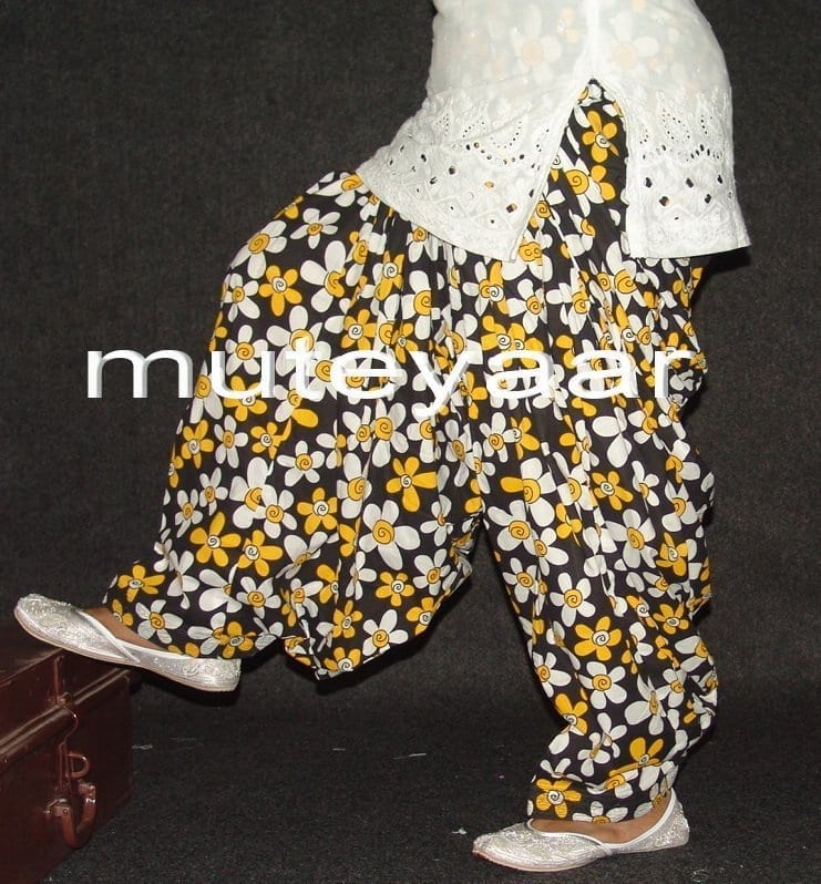 Limited Edition Printed 100% Pure Cotton Patiala Salwar PPS84 Limited Edition Printed 100% Pure Cotton Patiala Salwar PPS84