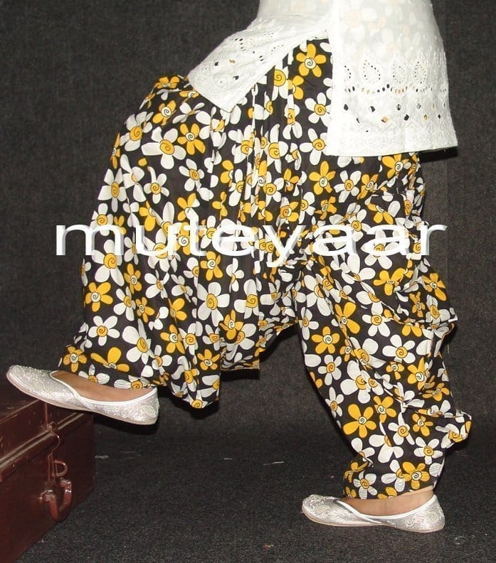 Limited Edition Printed 100% Pure Cotton Patiala Salwar PPS84 Limited Edition Printed 100% Pure Cotton Patiala Salwar PPS84