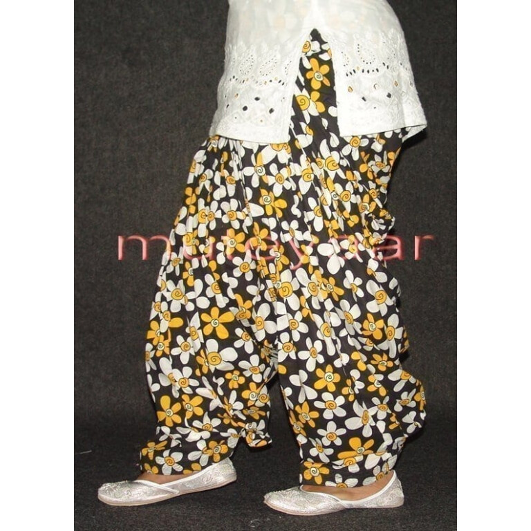 Limited Edition Printed 100%  Pure Cotton Patiala Salwar PPS84