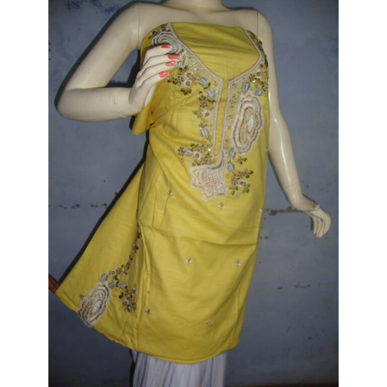 embroidered Patiala Salwar Suit chuni semi stitched RM027