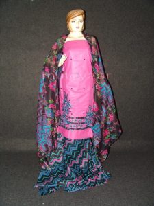Pure Cotton FULL Patiala Salwar embr Suit Cotton Dupatta RM197