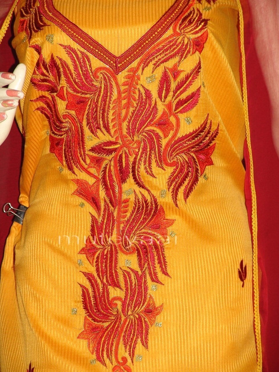 Pure Cotton Embroidered Salwar Suit PURE CHIFFON Dupatta RM199 2