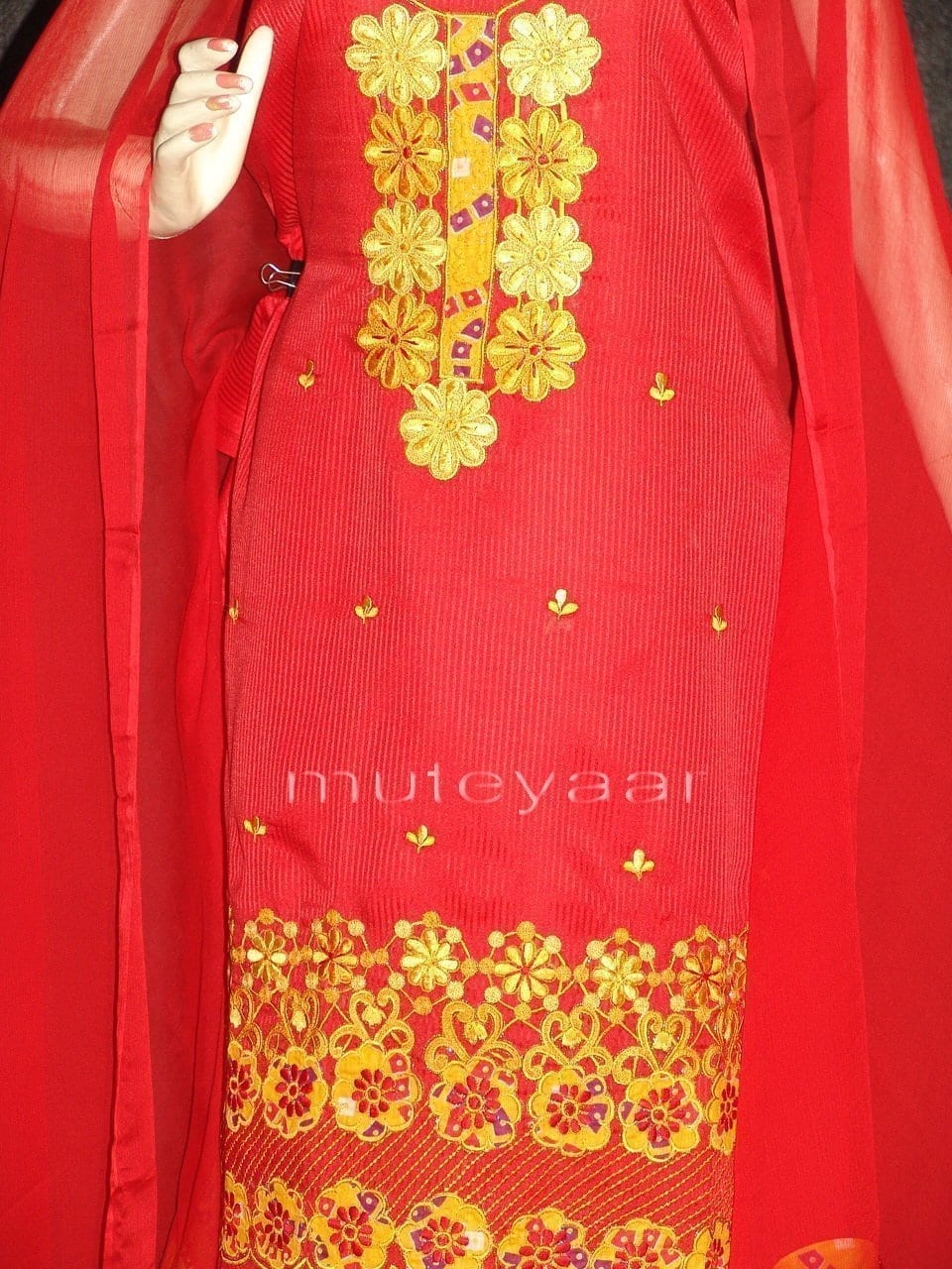 FULL PATIALA Salwar embr cotton Suit PURE CHIFFON Dupatta RM201 FULL PATIALA Salwar embr cotton Suit PURE CHIFFON Dupatta RM201