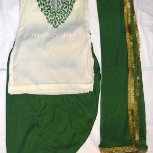 Neck Front & Back embroidered Salwar kameez Suit for Bhangra Giddha RMB265