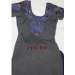 Neck Front & Back embroidered Salwar kameez Suit for Bhangra Giddha RMB268