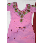 Neck Front & Back embroidered Salwar kameez Suit for Bhangra Giddha RMB270