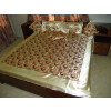 Glazed cotton Phulkari Hand Embr Bed Cover set of 8 pcs Z0031