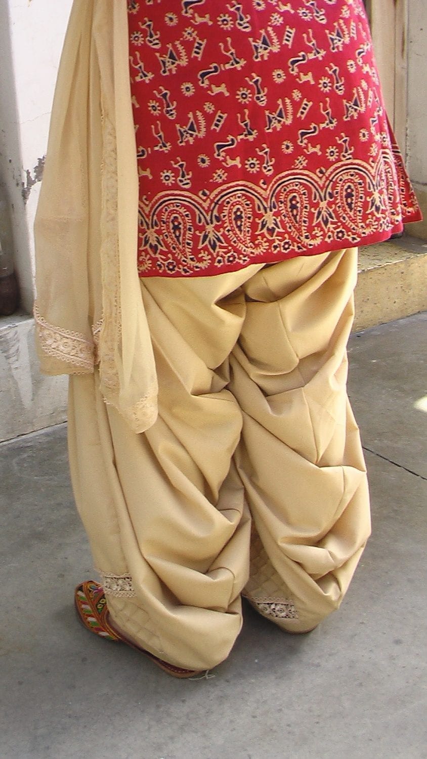 Custom Made Pintex Barfi Lace Work Patiala Salwar + Dupatta set Custom Made Pintex Barfi Lace Work Patiala Salwar + Dupatta set