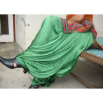 Custom Made Green Satin Silk Maharani Patiala Salwar – all colours,sizes available