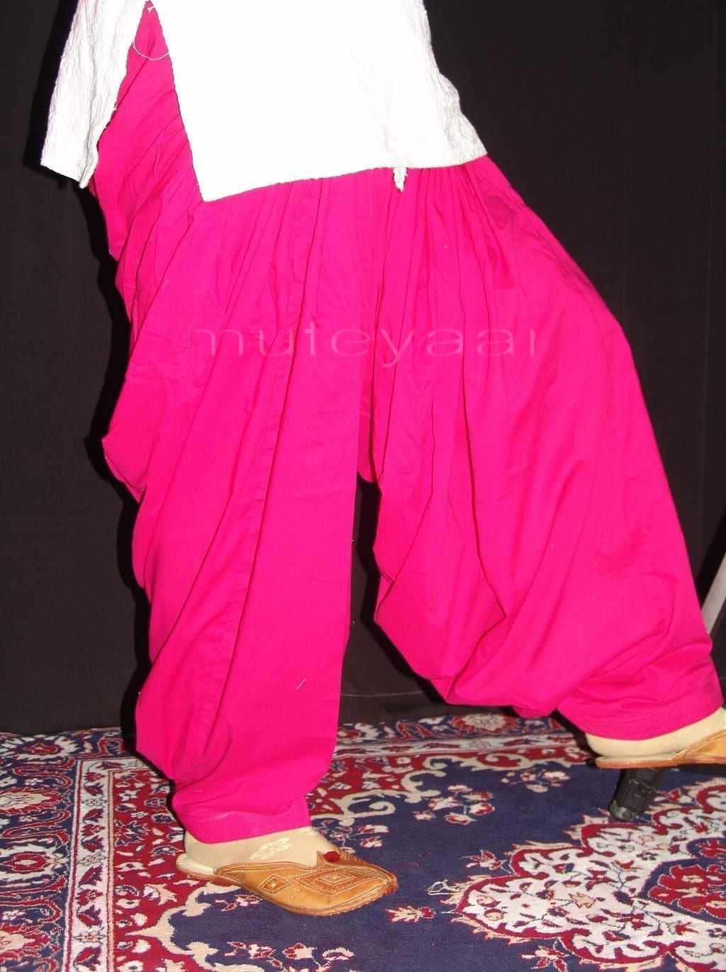 100% Pure Cotton Patiala Salwar - Custom Stitched 10