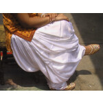 Super Heavy Satin Silk White Maharani Patiala Salwar – All colours available