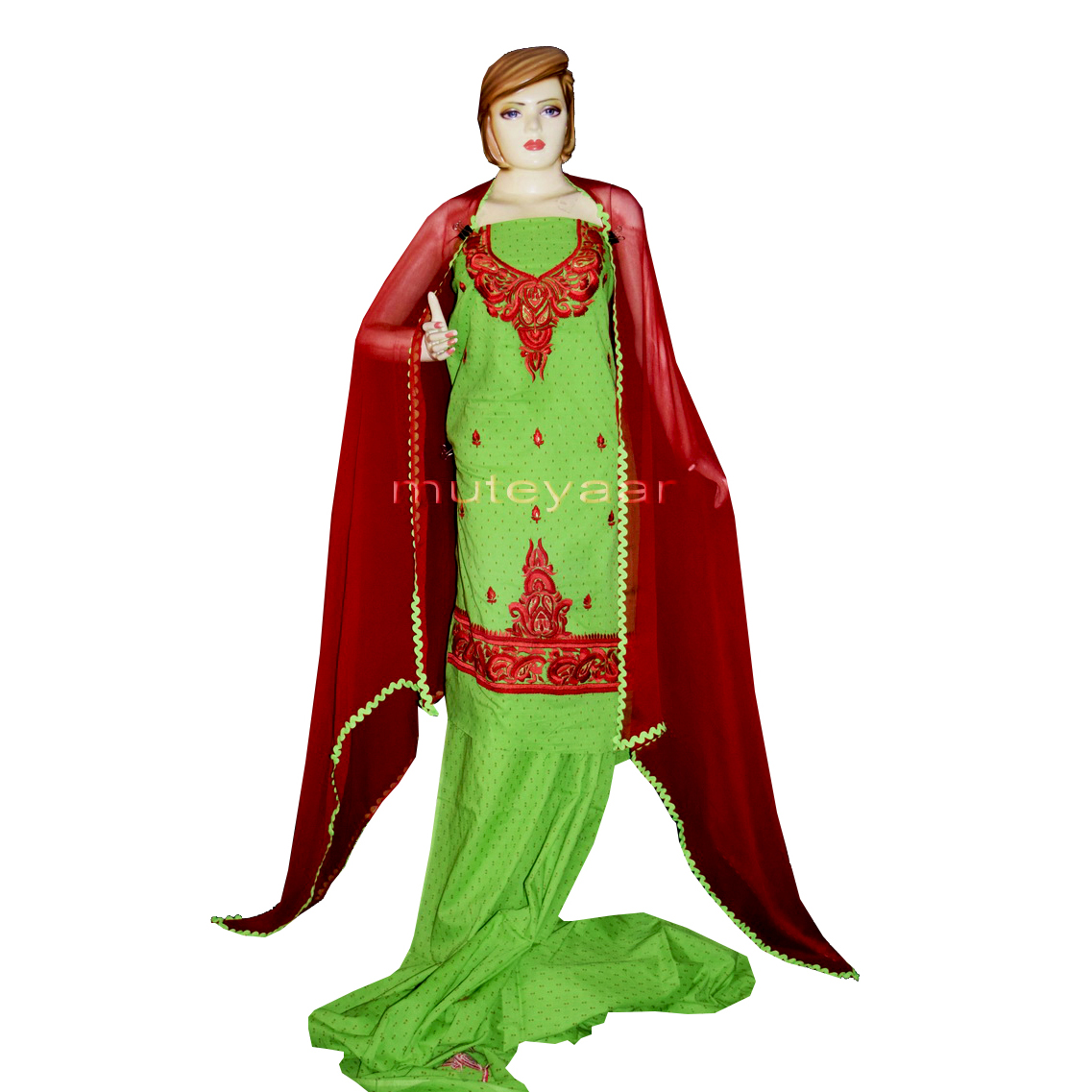 Punjabi Salwar Suit Pure Chiffon Dupatta RM303