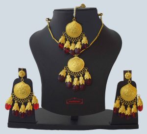 Original Gold Plated Dakh Jewellery Set J0210