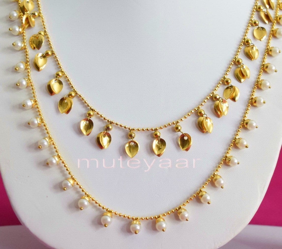24 Ct. Gold Plated Traditional Punjabi Double Chain Earrings jewellery set J0208 24 Ct. Gold Plated Traditional Punjabi Double Chain Earrings jewellery set J0208