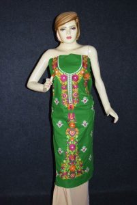 Green Pure Cotton Kurti K0348