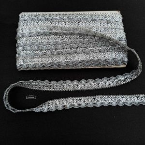 Silver Pakhi Gota Lace LC082