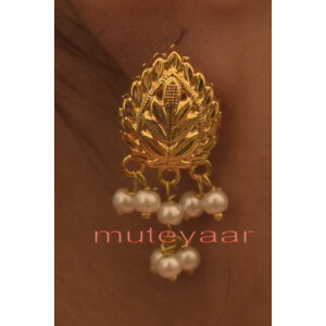 Hand Made Gold Plated Punjabi Traditional Jewellery Earrings Tops J0218