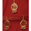 Gold Plated Traditional Punjabi Jewellery Earrings + Tikka set J0243