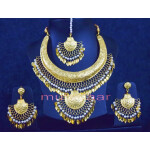 Gold Plated Hasli Necklace Set Traditional Punjabi jewellery J0252