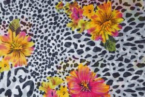 GEORGETTE PRINTED fabric for Kurti, Saree, Salwar, Dupatta GF047